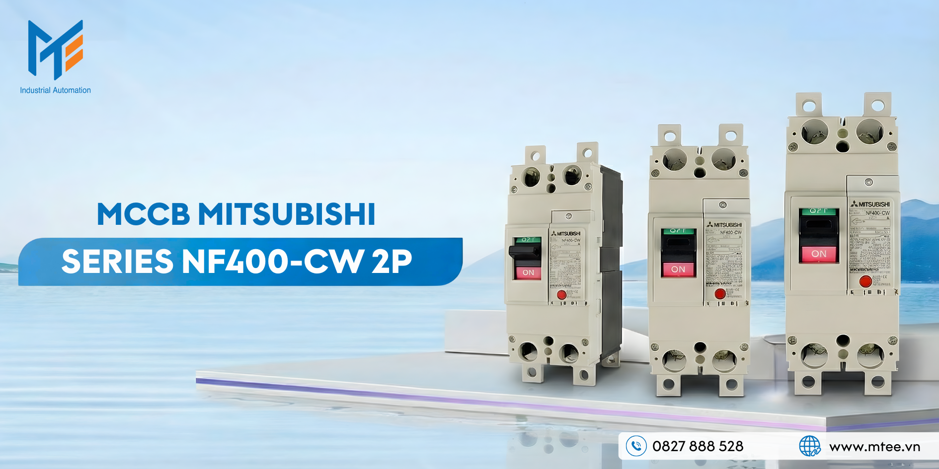 MCCB Mitsubishi Series NF400-CW 2P