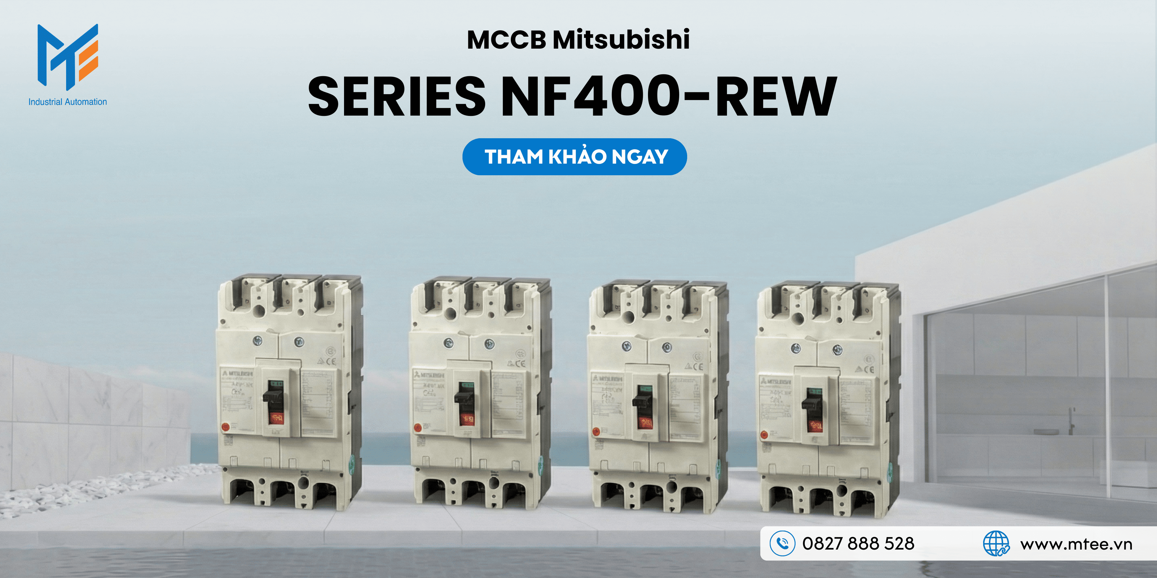 MCCB Mitsubishi Series NF400-REW