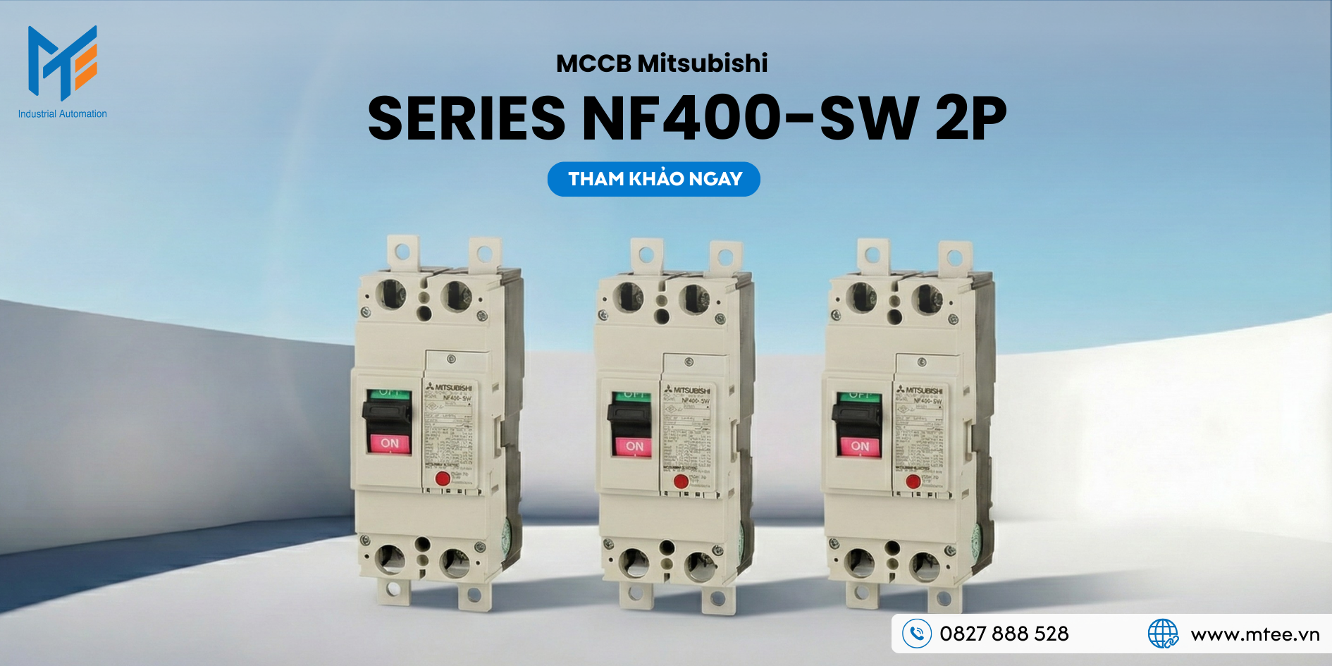 MCCB Mitsubishi Series NF400-SW 2P