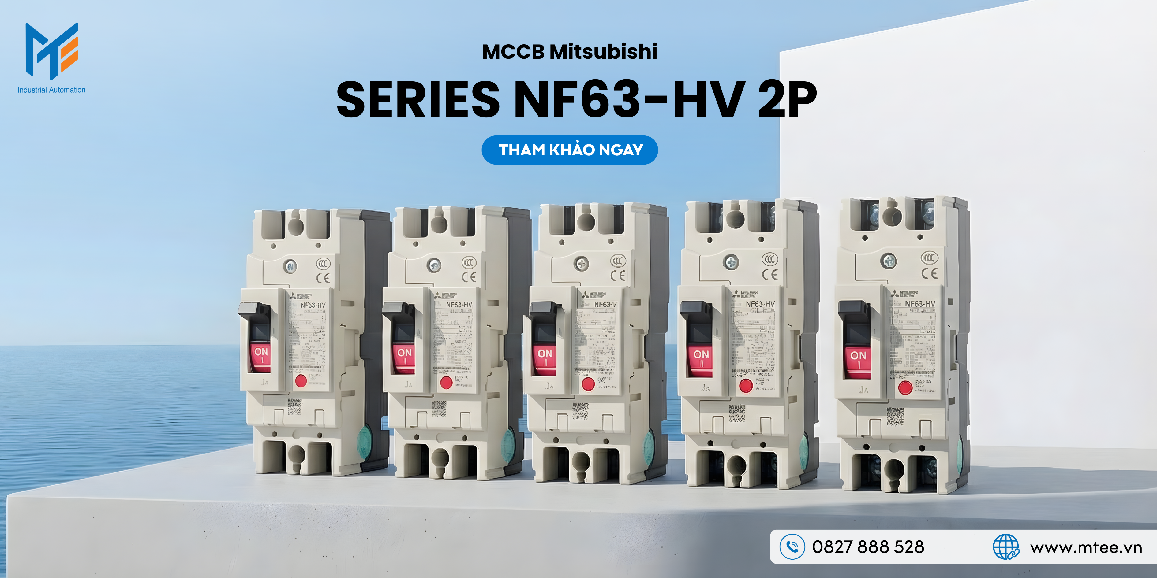 MCCB Mitsubishi Series NF63-HV-2P
