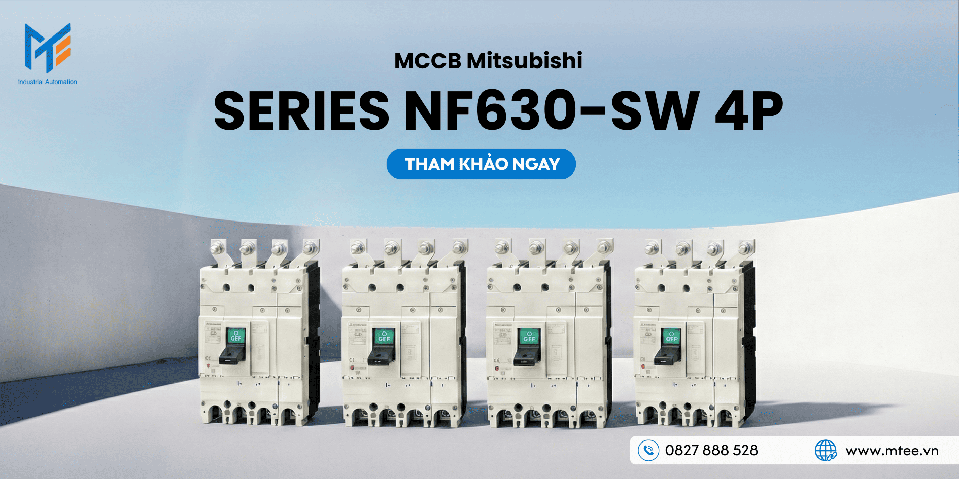 MCCB Mitsubishi Series NF630-SW 4P