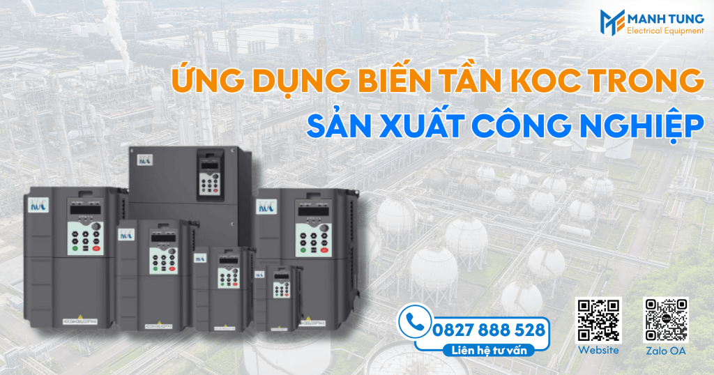 Ứng dụng biến tần KOC trong sản xuất công nghiệp