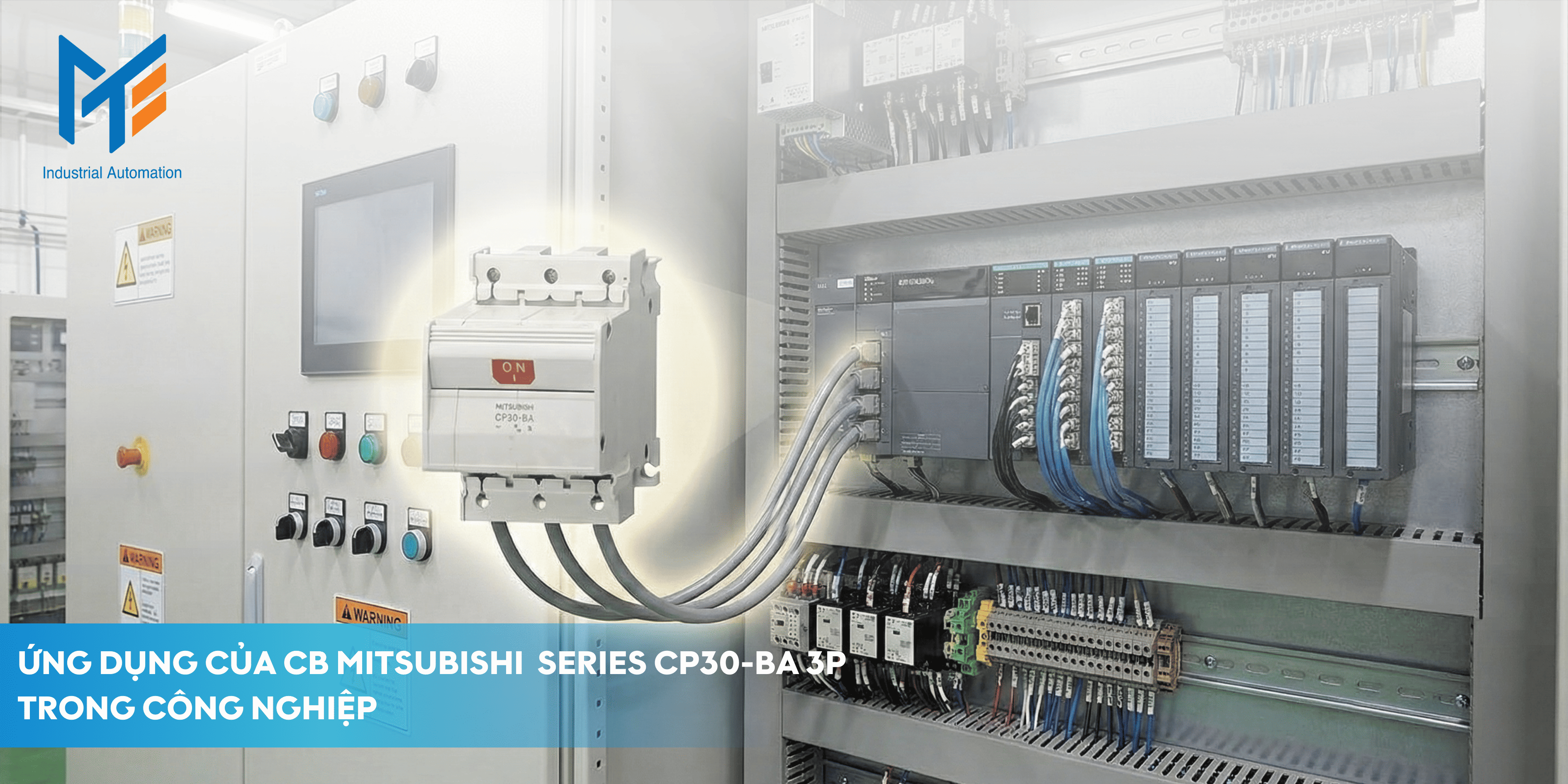 Ứng dụng của CB Mitsubishi CP30-BA 3P trong công nghiệp