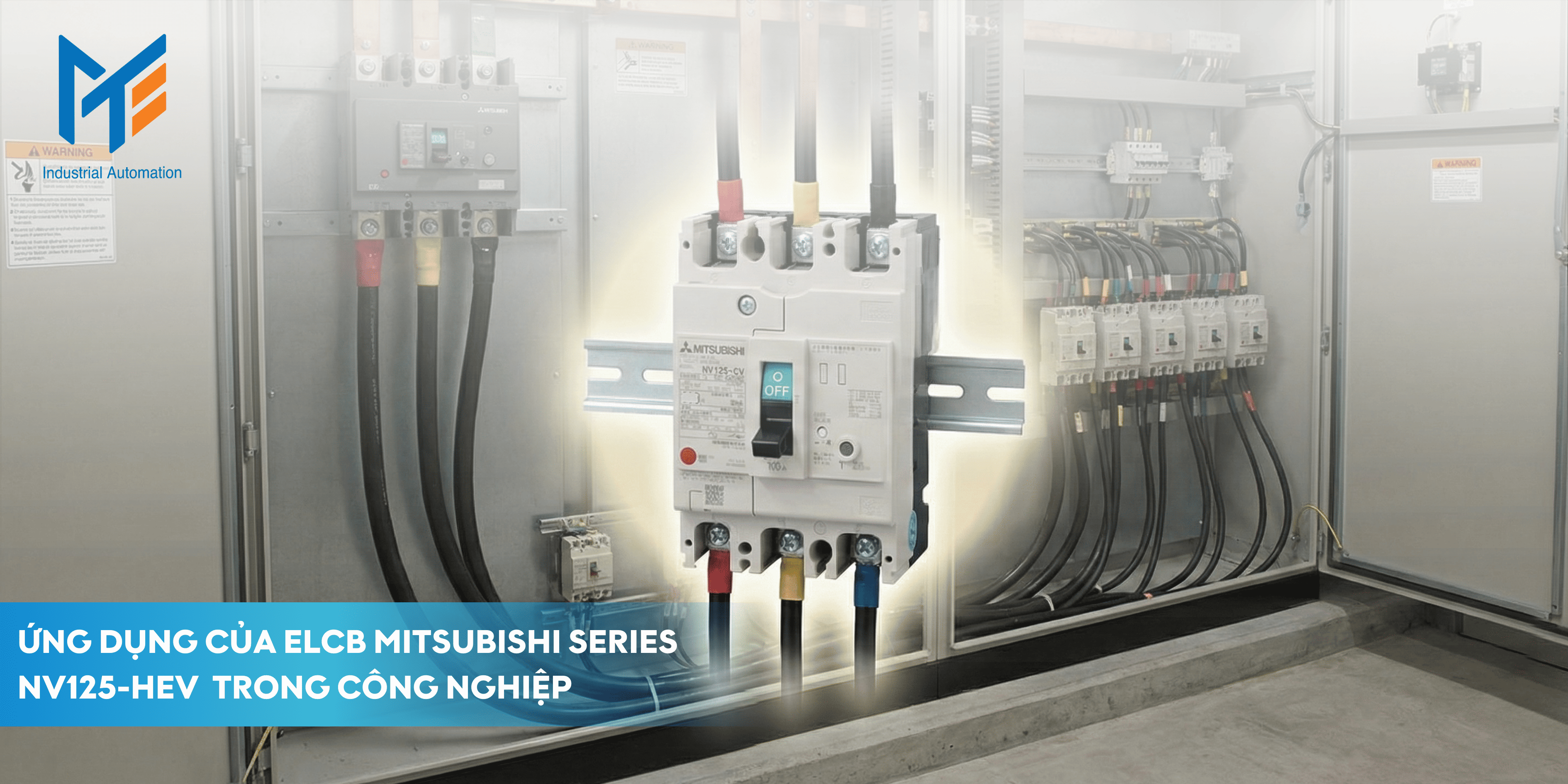 Ứng dụng của ELCB Mitsubishi Series NV125-HEV trong công nghiệp 