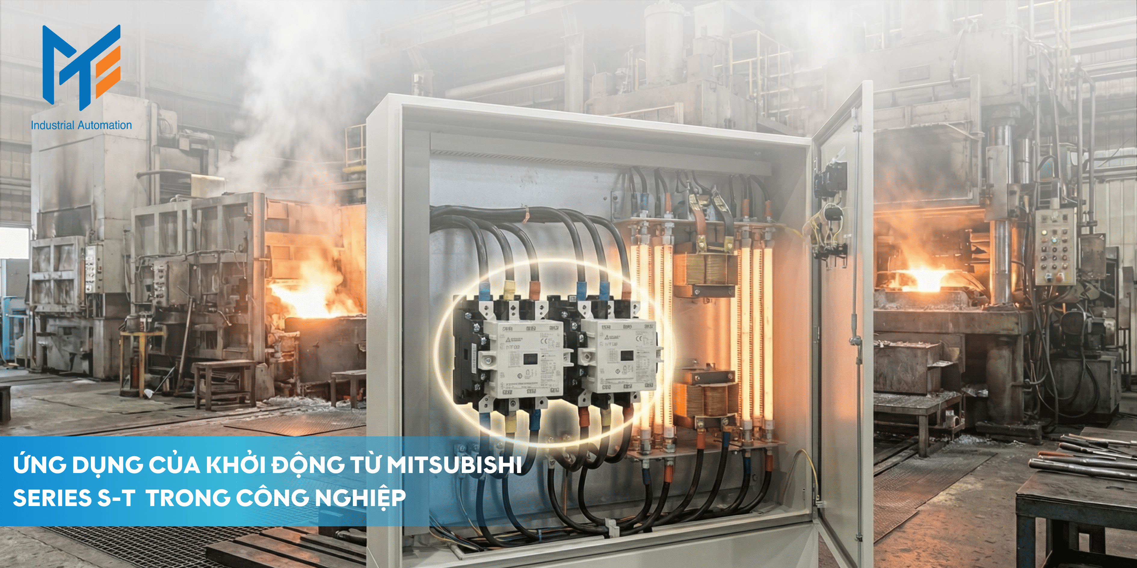 Ứng dụng của Khởi động từ Mitsubishi Series S-T trong công nghiệp