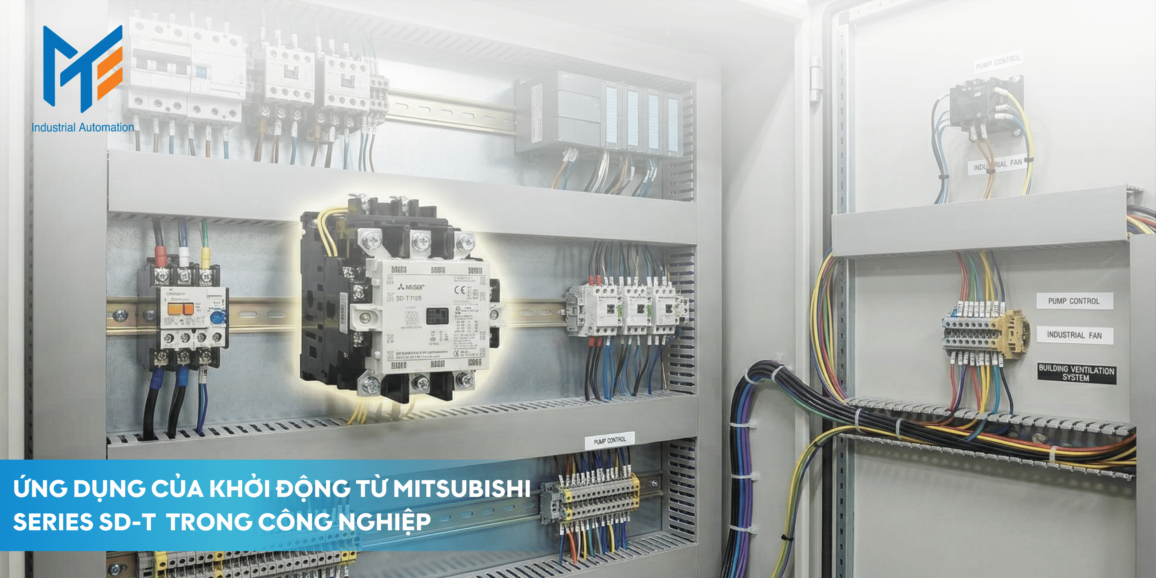 Ứng dụng của Khởi động từ Mitsubishi Series SD-T trong công nghiệp