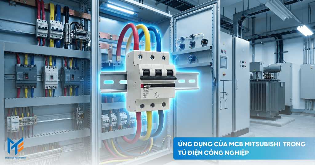 Ứng dụng của MCB Mitsubishi trong tủ điện công nghiệp