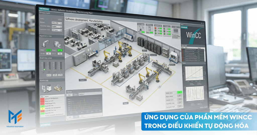 Ứng dụng của phần mềm WINCC trong điều khiển tự động hóa