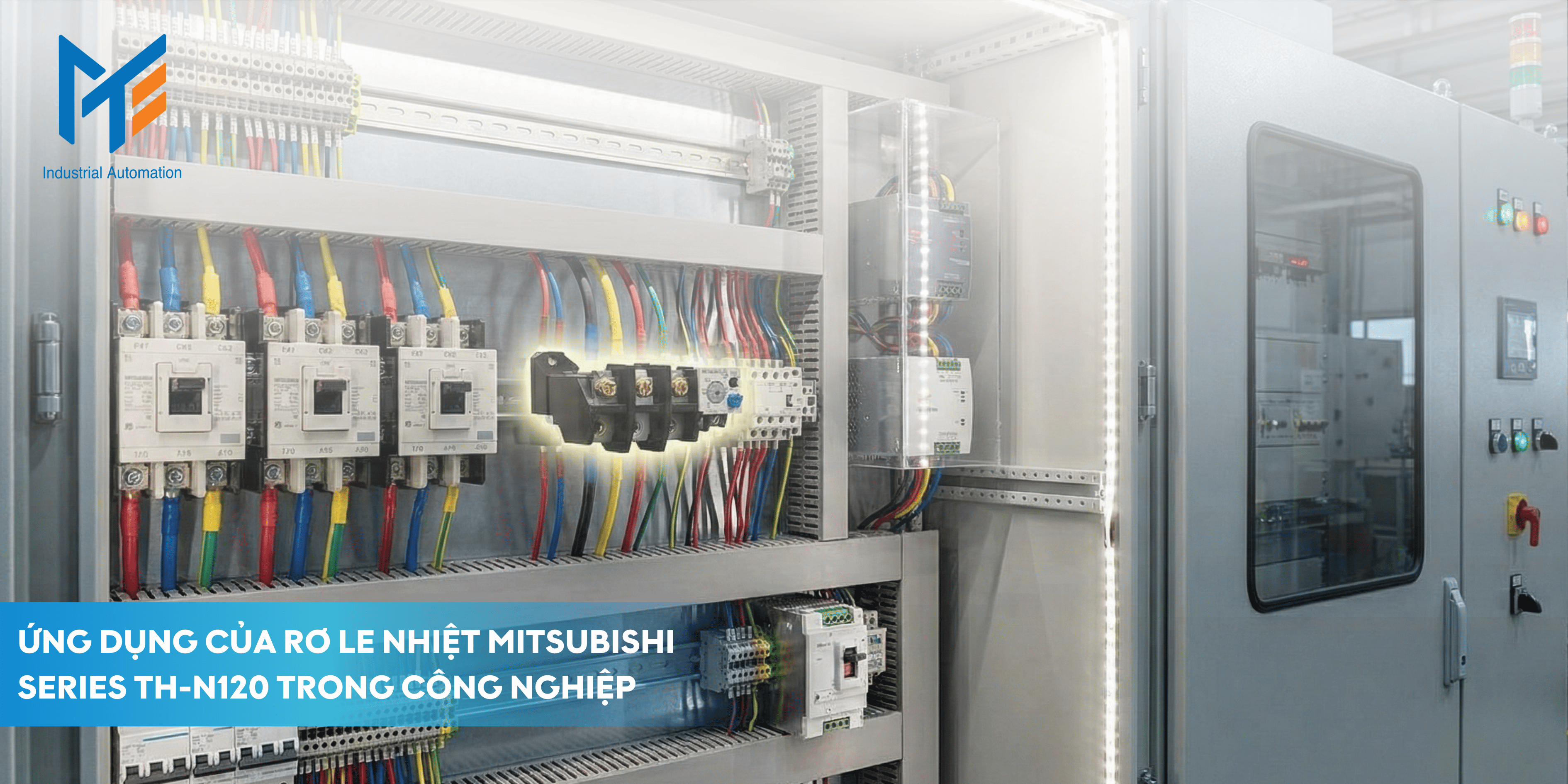 Ứng dụng của Rơ le nhiệt Mitsubishi Series TH-N120 trong công nghiệp