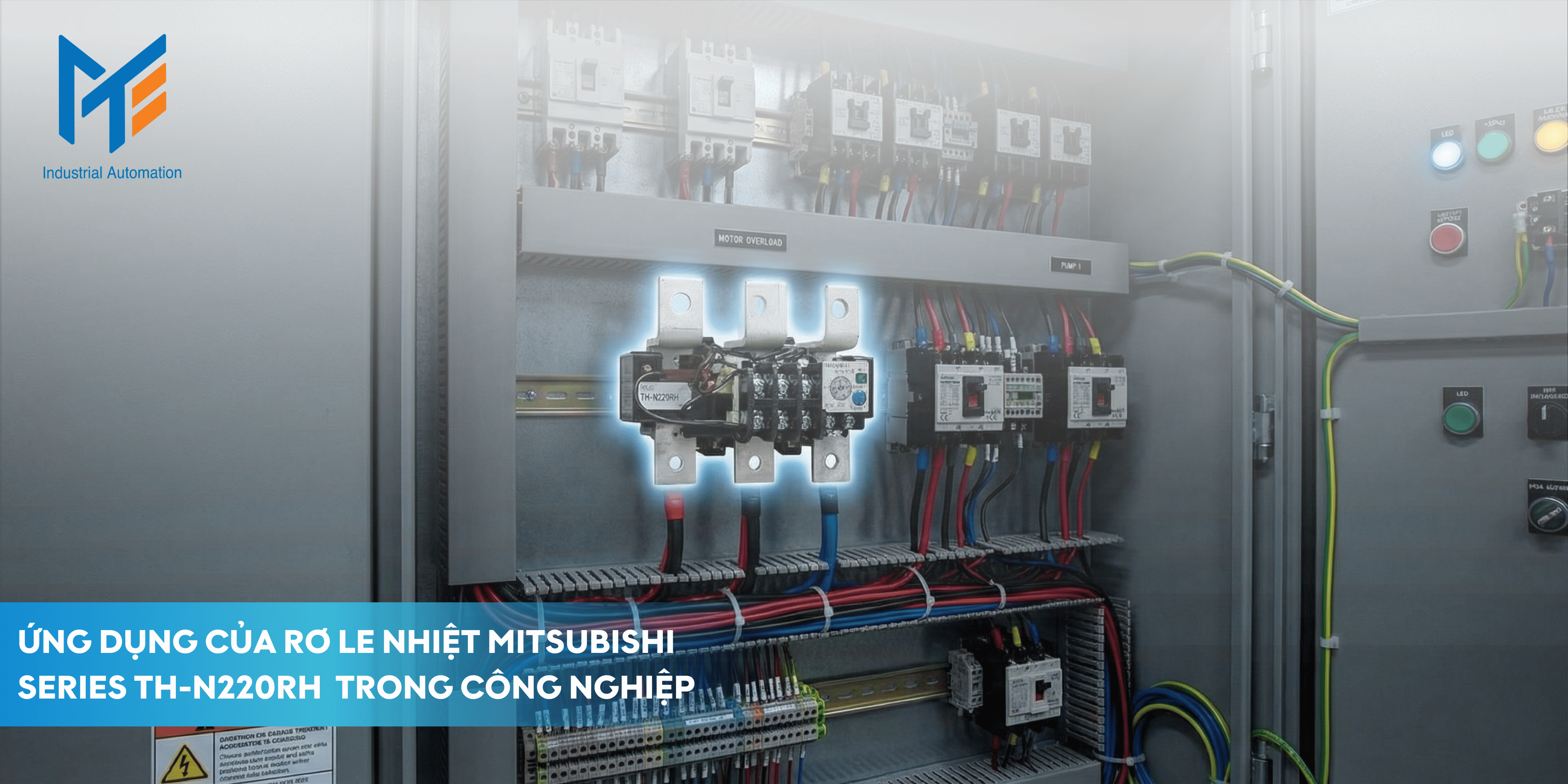 Ứng dụng của Rơ le nhiệt Mitsubishi Series TH-N220RH trong công nghiệp