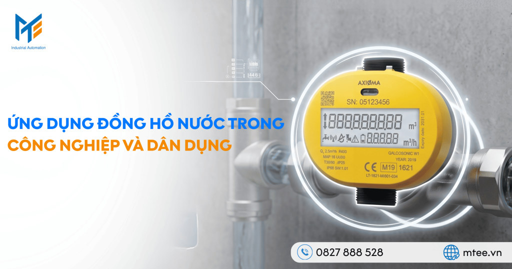 Ứng dụng đồng hồ nước trong công nghiệp và dân dụng