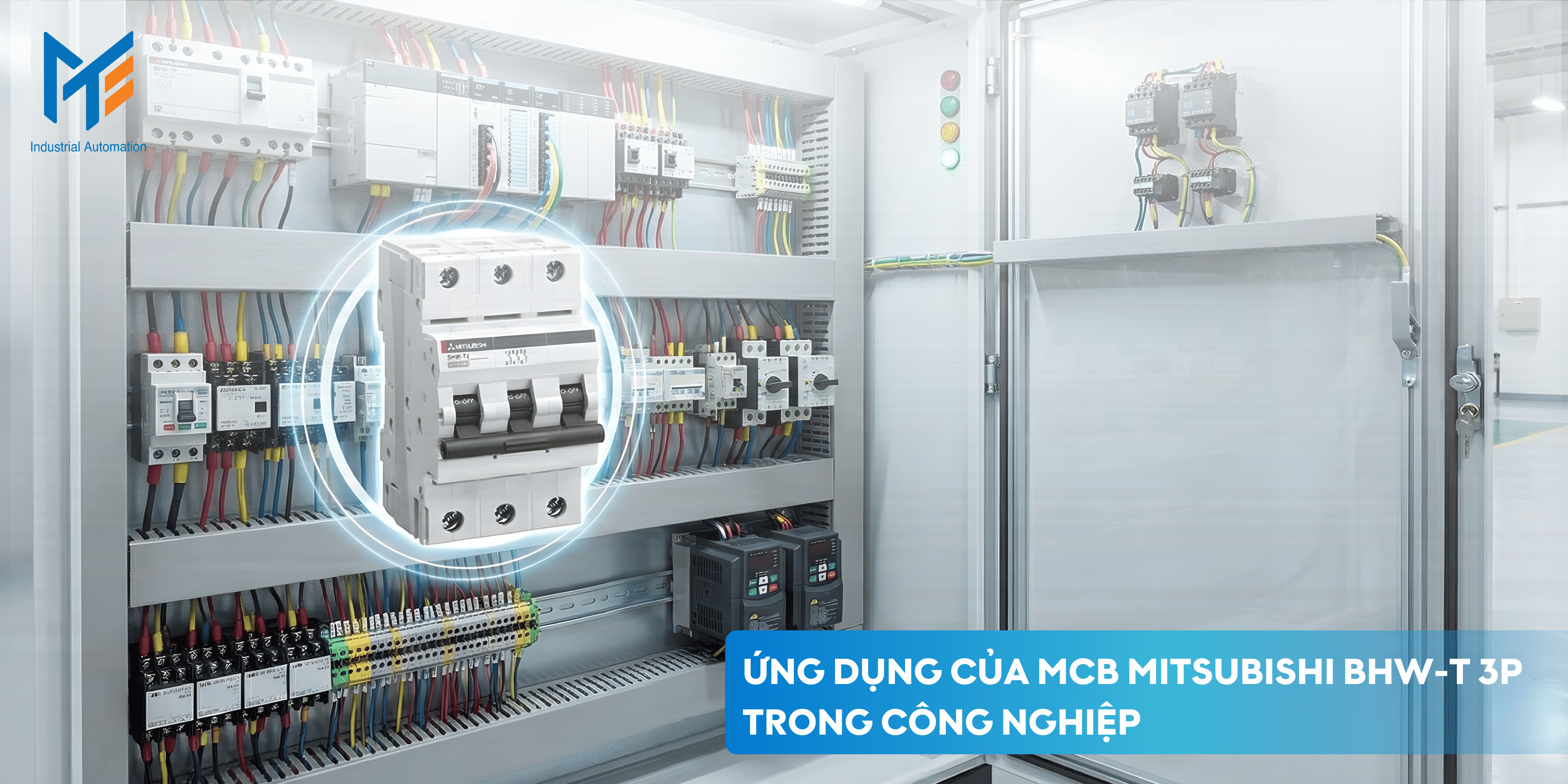 Ứng dụng của MCB Mitsubishi BHW-T 3P trong công nghiệp