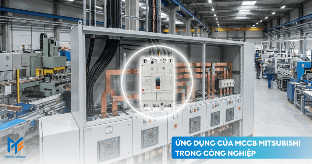 Ứng dụng của MCCB Mitsubishi trong công nghiệp