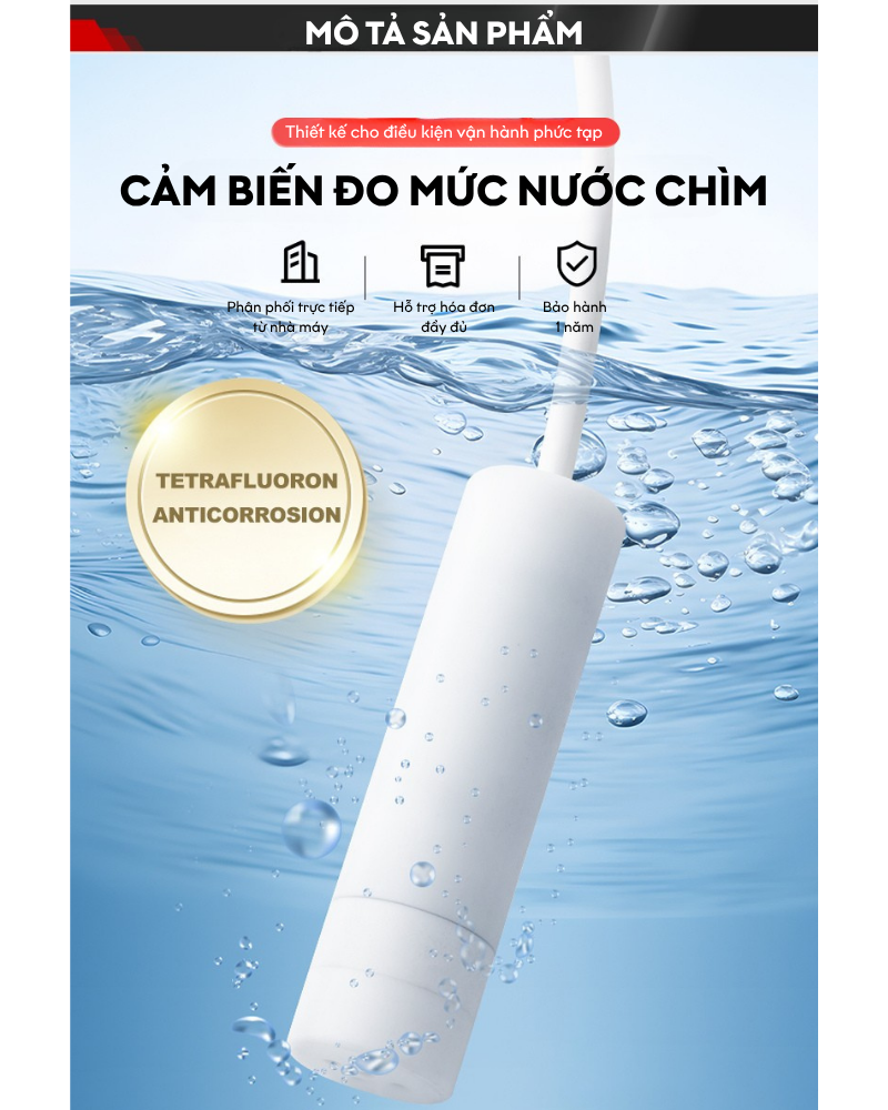 Cảm biến áp suất nước chống ăn mòn LFT3080