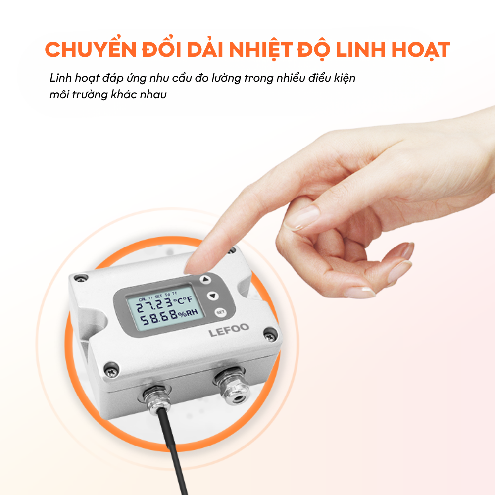Chức năng Cảm biến nhiệt độ và độ ẩm chịu nhiệt cao LFH70