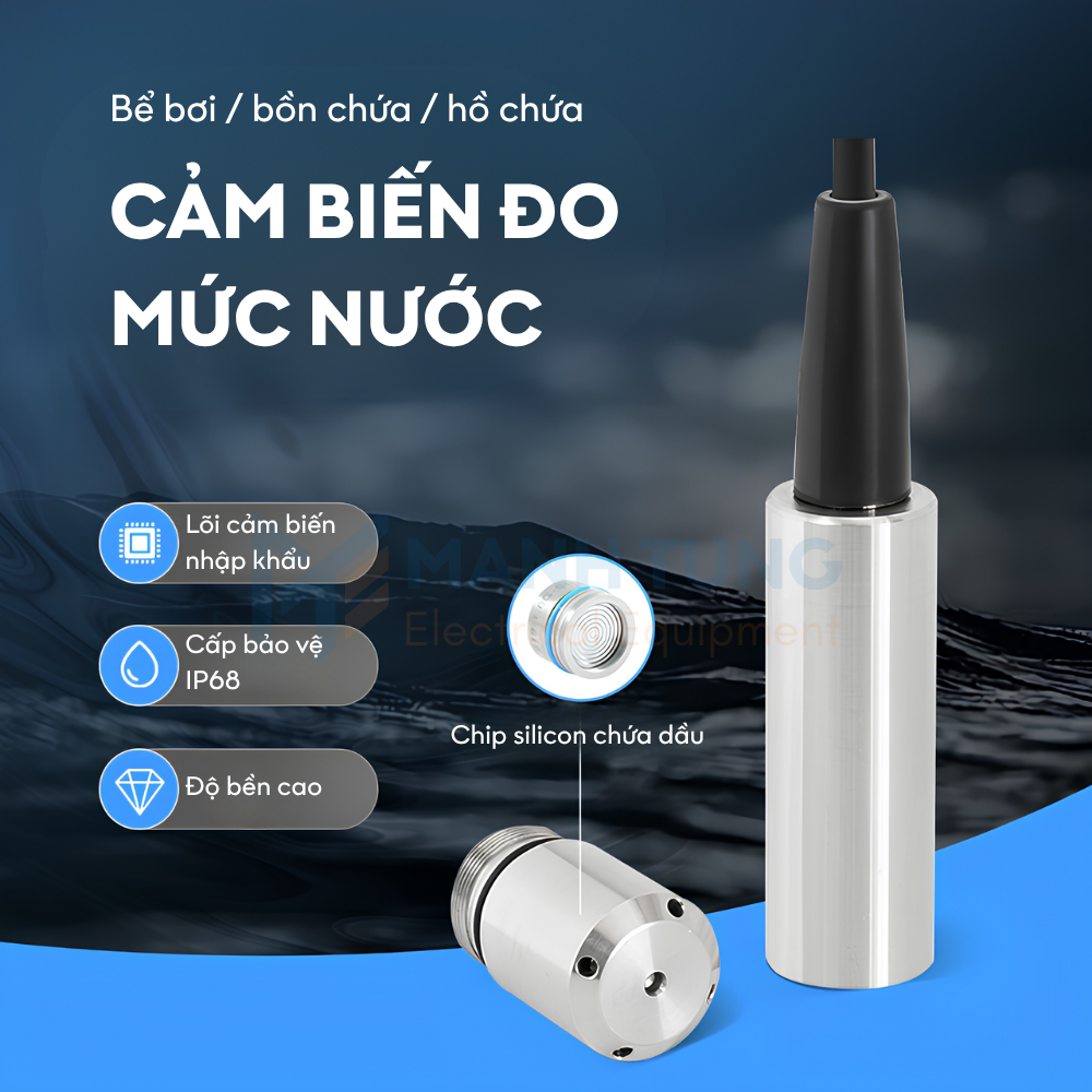 Đặc điểm cảm biến áp suất nước thả chìm LFT3000