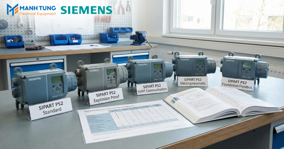Hướng dẫn chọn bộ định vị van Siemens phù hợp