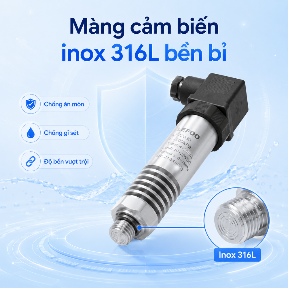 Màng cảm biến inox 316L