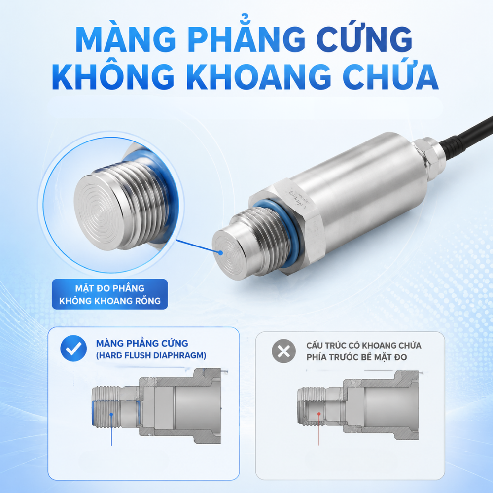 Màng phẳng cứng không khoang chứa