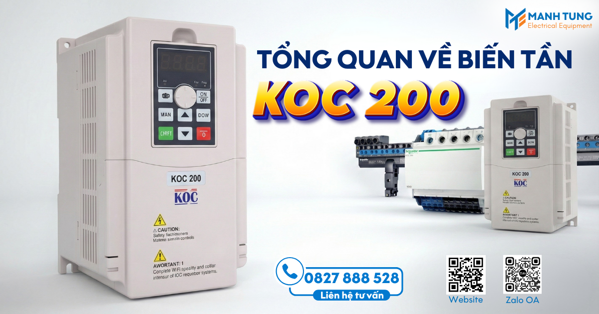 Tìm hiểu biến tần KOC 200 về chi tiết nhất