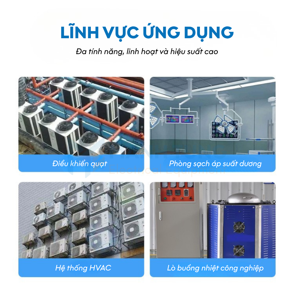 Ứng dụng Cảm biến chênh lệch áp suất LFM52