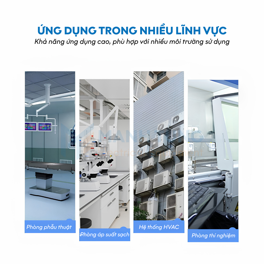 Ứng dụng Cảm biến chênh lệch áp suất LFM55