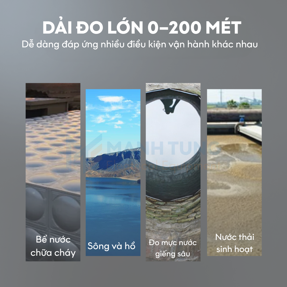 Ứng dụng của cảm biến áp suất nước thả chìm LFT3000