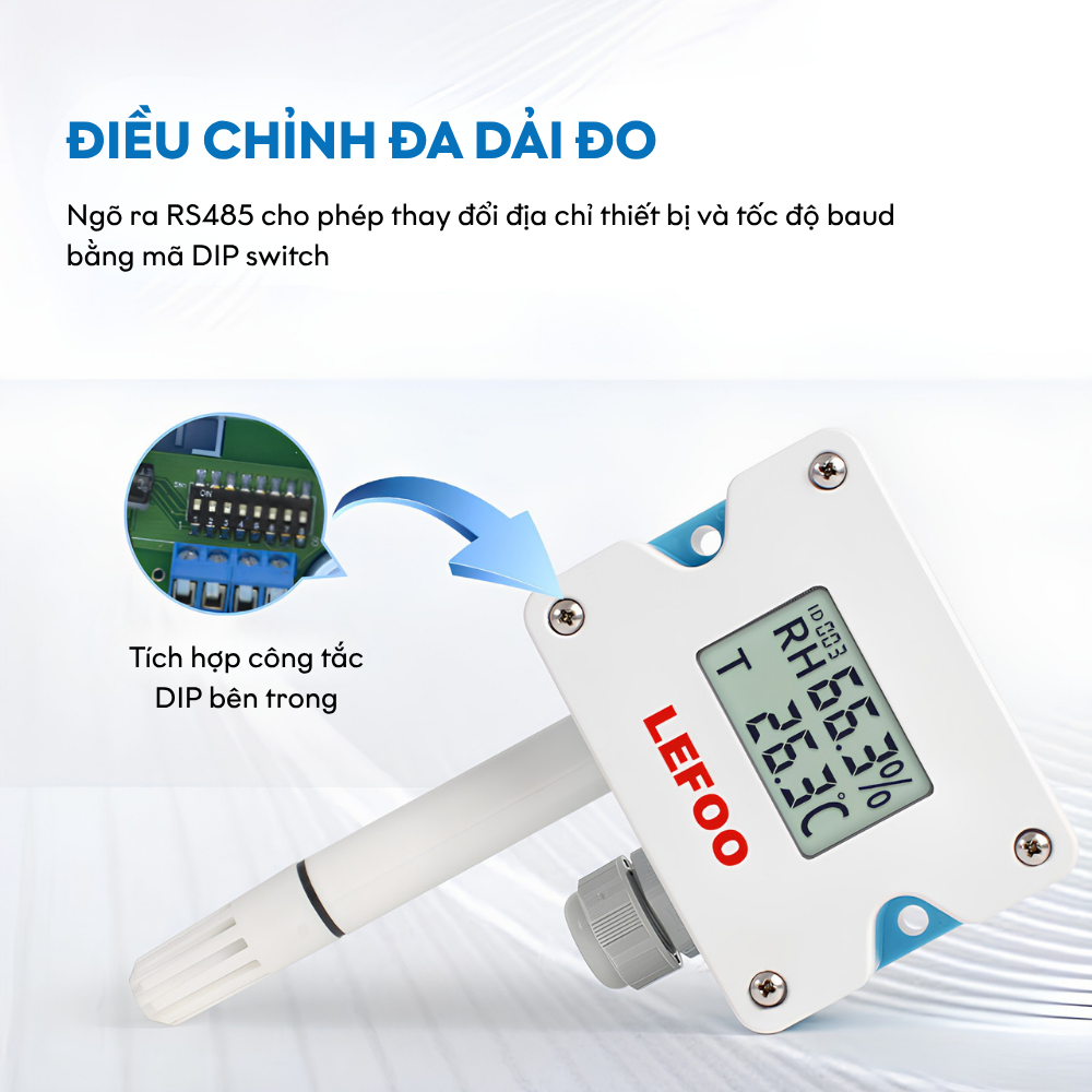 Ưu điểm Cảm biến nhiệt độ và độ ẩm LFH10A