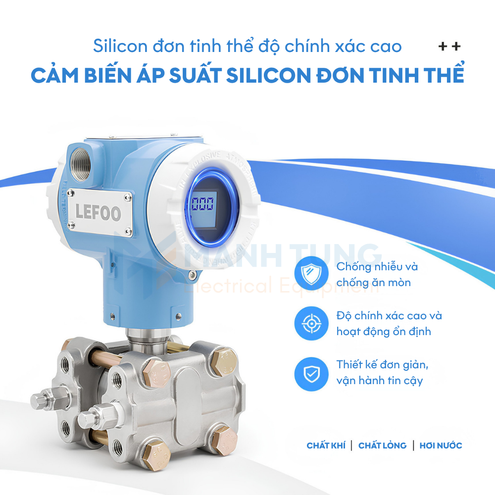 Ưu điểm cảm biến áp suất Silicon đơn tinh thể LFT710