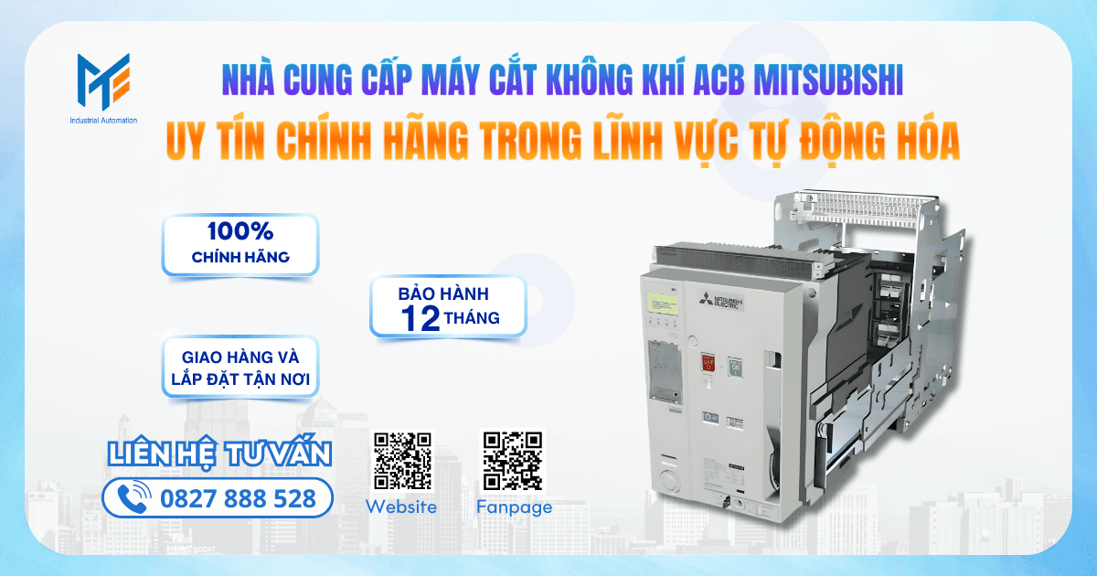 Mạnh Tùng nhà cung cấp máy cắt không khí ACB Mitsubishi uy tín chính hãng