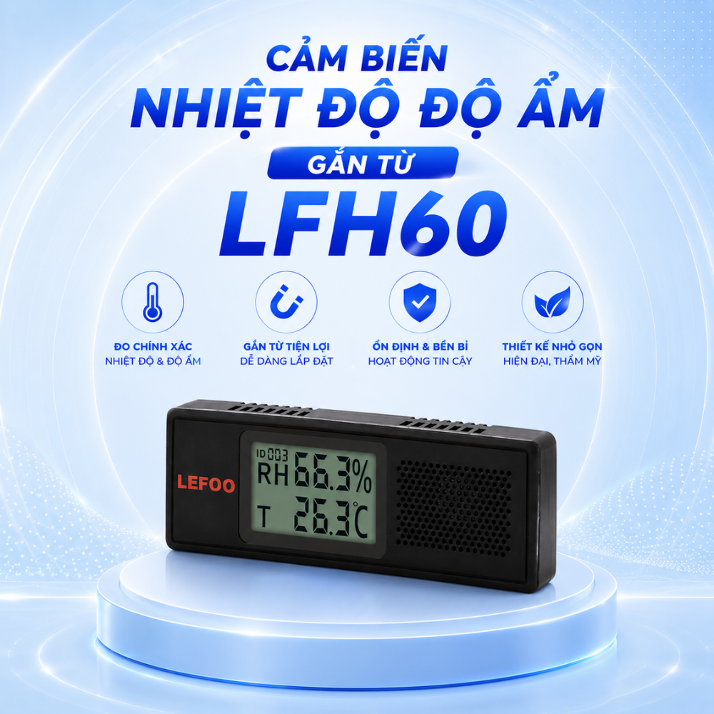 Cảm biến nhiệt độ độ ẩm gắn từ LFH60