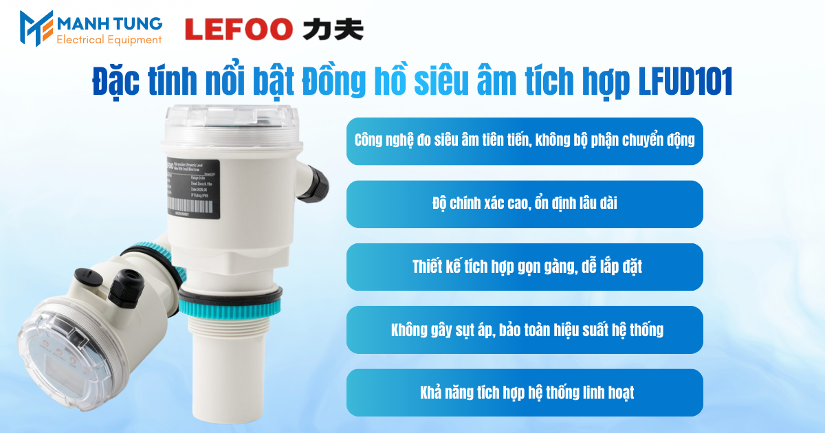 Đặc tính nổi bật Đồng hồ siêu âm tích hợp LFUD101