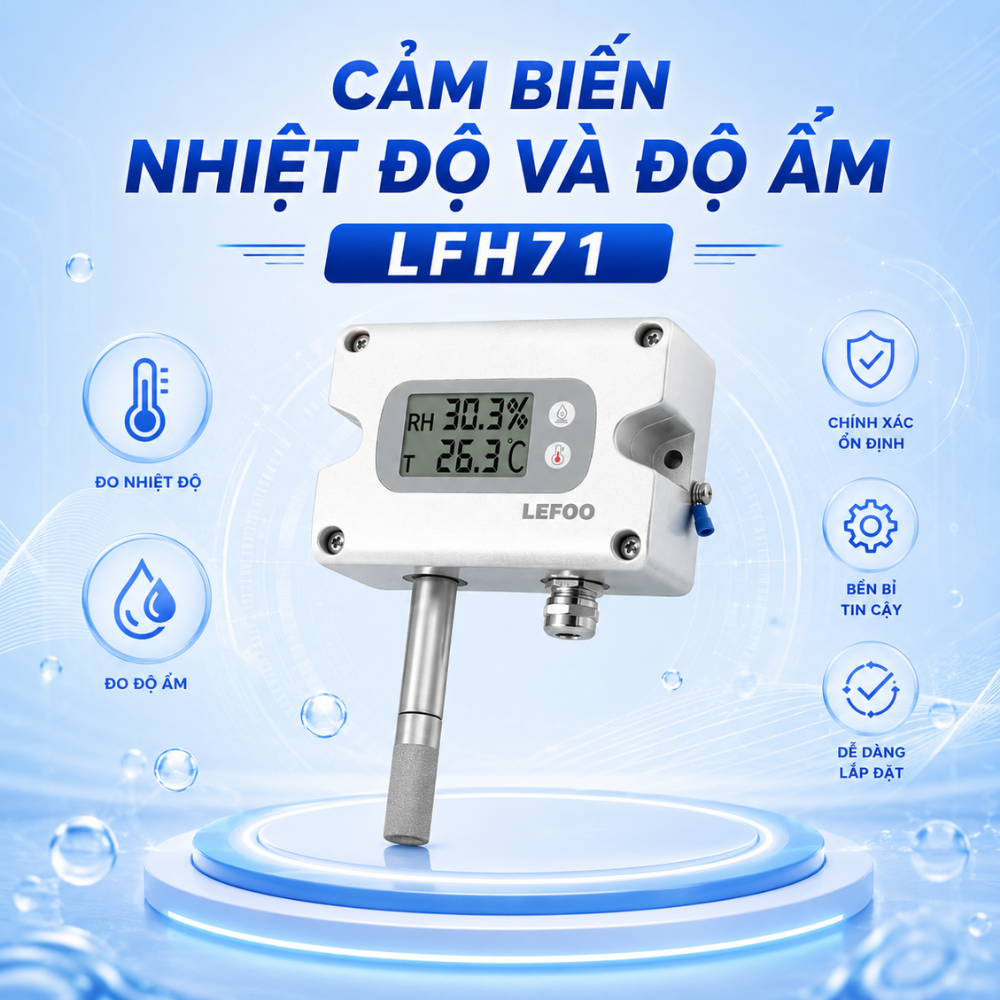 Giới thiệu Cảm biến nhiệt độ và độ ẩm LFH71