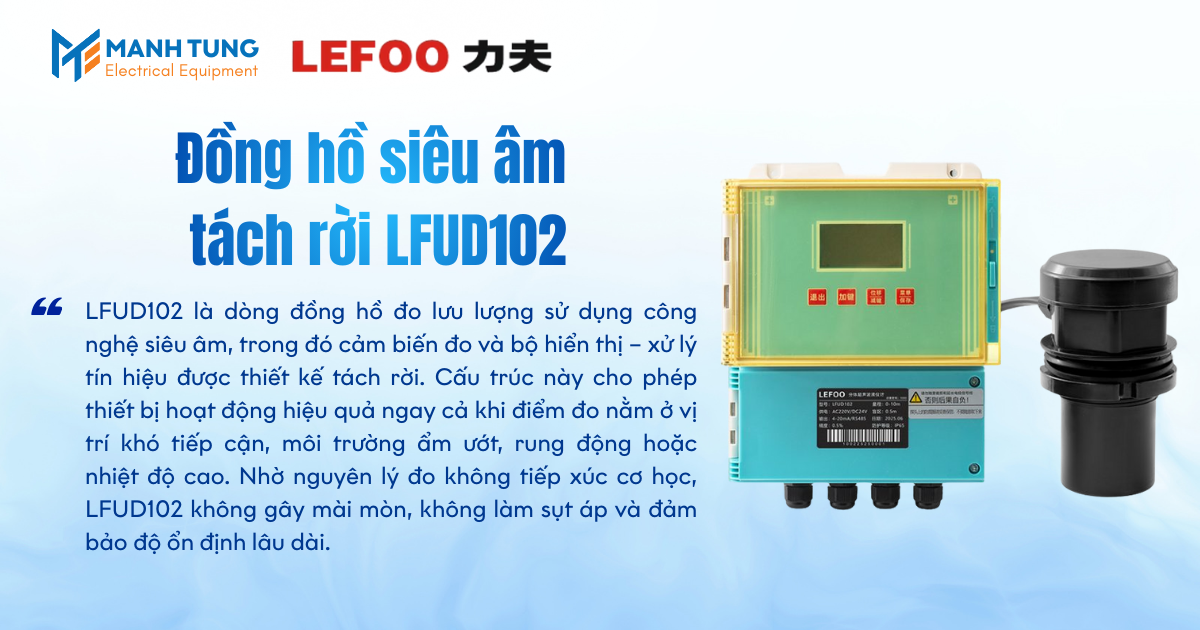 Giới thiệu Đồng hồ siêu âm tách rời LFUD102
