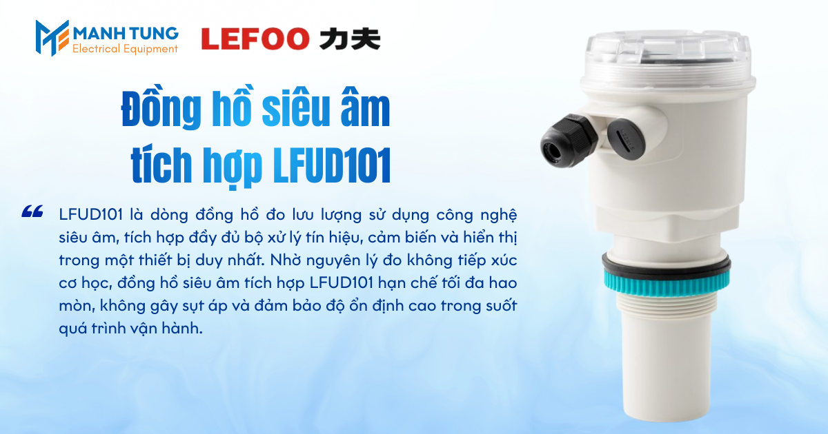 Giới thiệu Đồng hồ siêu âm tích hợp LFUD101