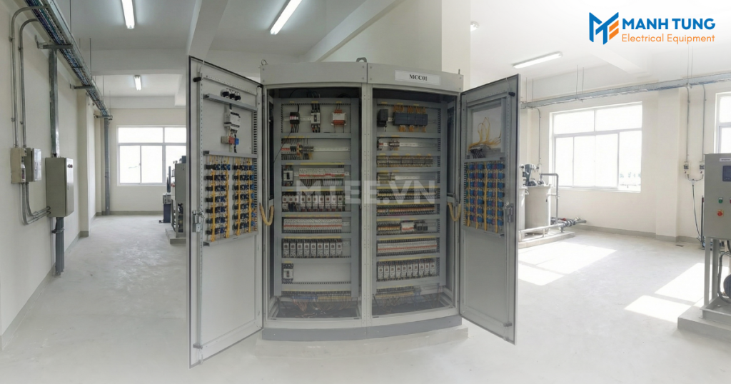 Thi công tủ điện xử lý nước thải