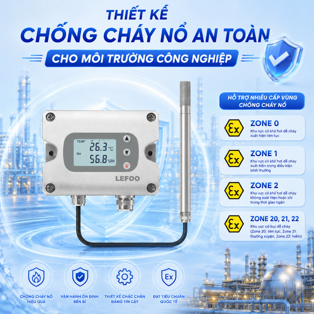 Thiết kế chống cháy nổ an toàn cho môi trường công nghiệp