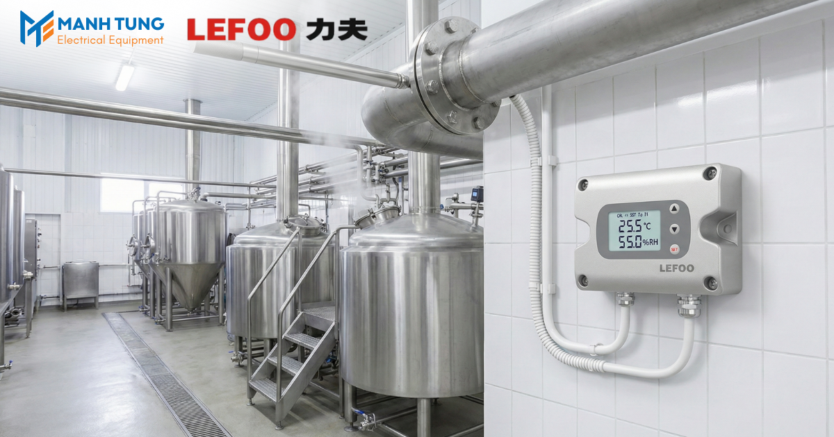 Ứng dụng Cảm biến nhiệt độ và độ ẩm chịu nhiệt cao LFH70