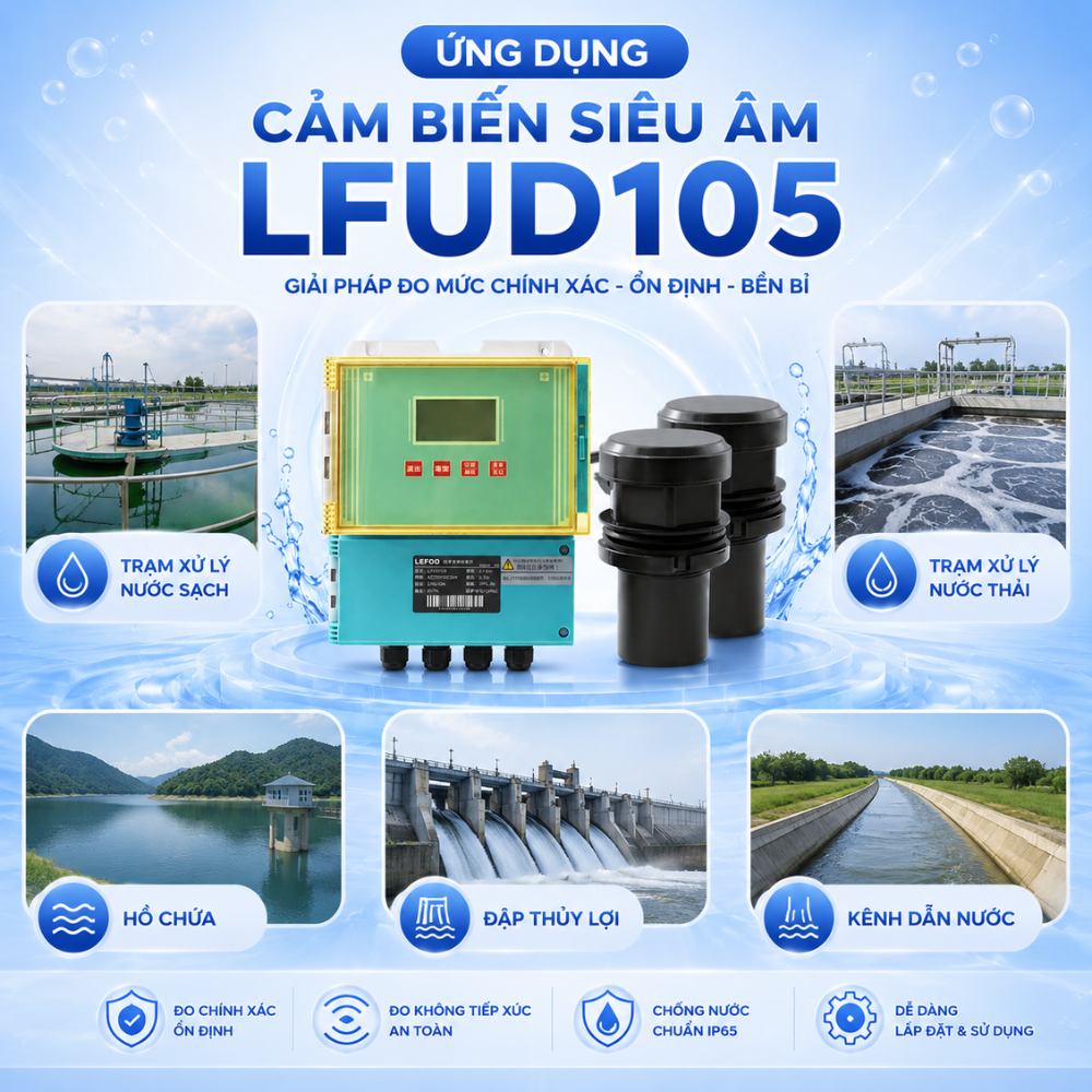 Ứng dụng Cảm biến siêu âm LFUD105