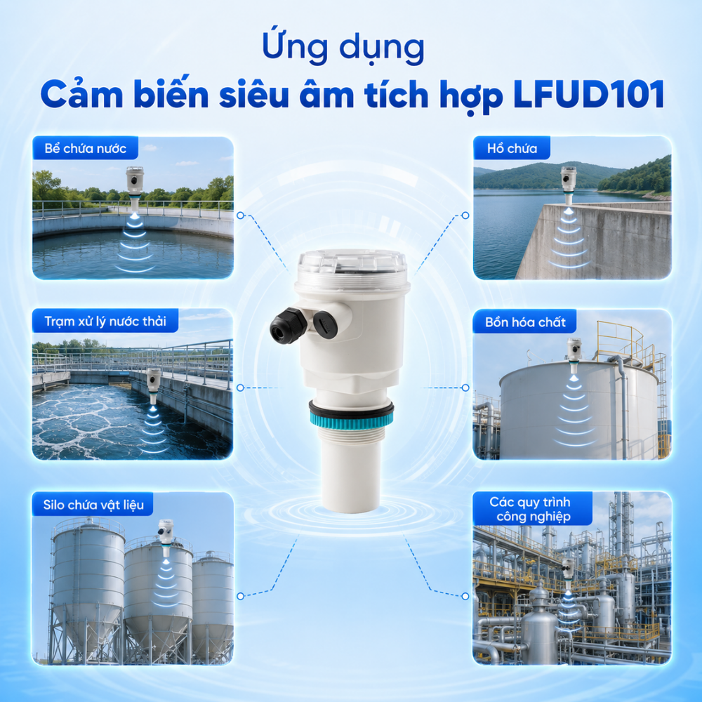 Ứng dụng Cảm biến siêu âm tích hợp LFUD101