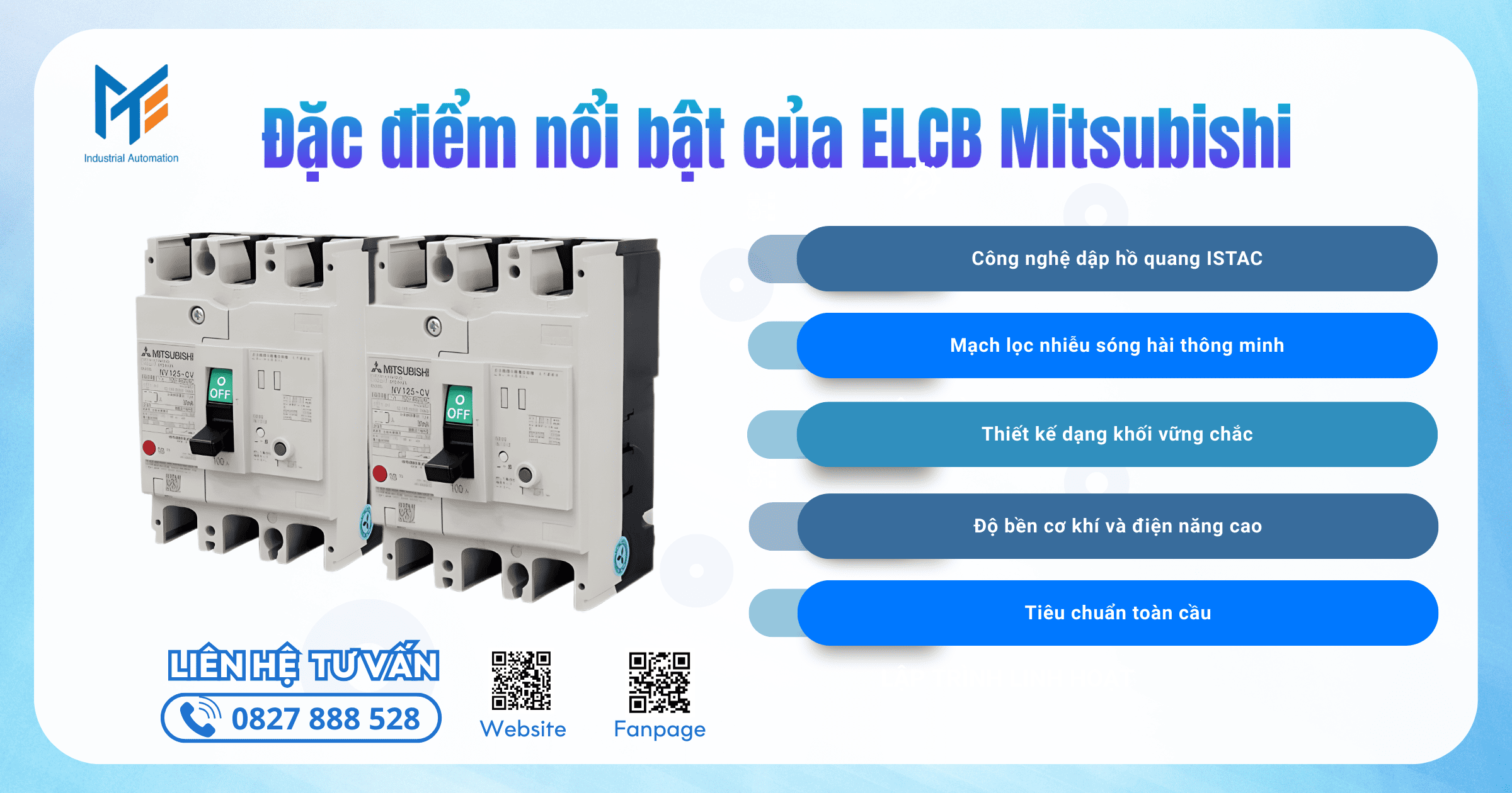 Đặc điểm nổi bật của ELCB Mitsubishi
