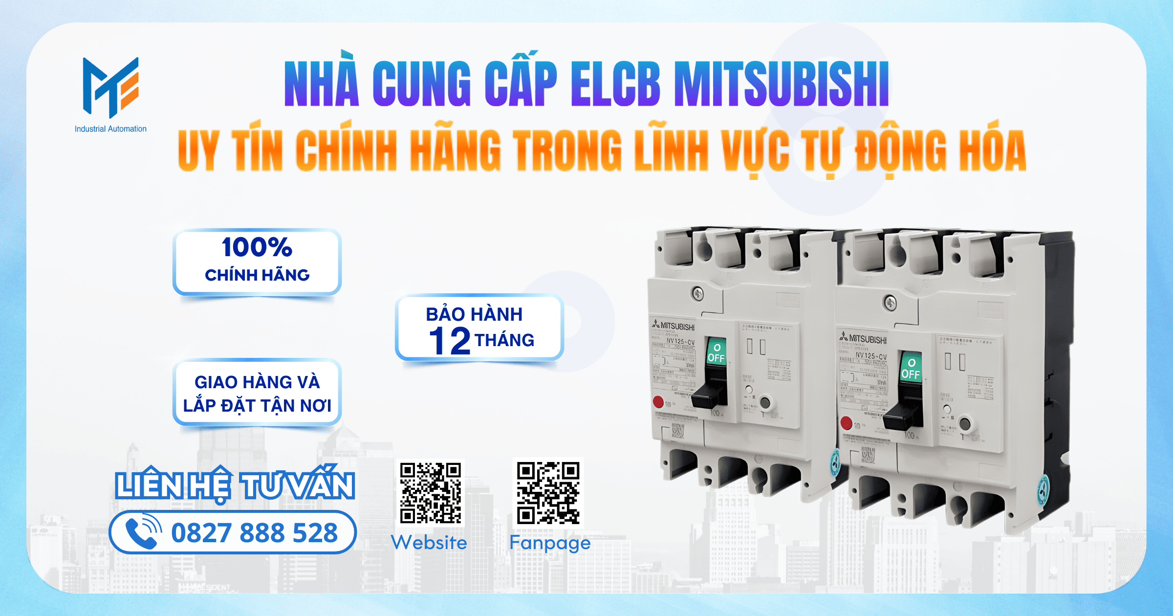 Mạnh Tùng nhà cung cấp ELCB Mitsubishi uy tín chính hãng