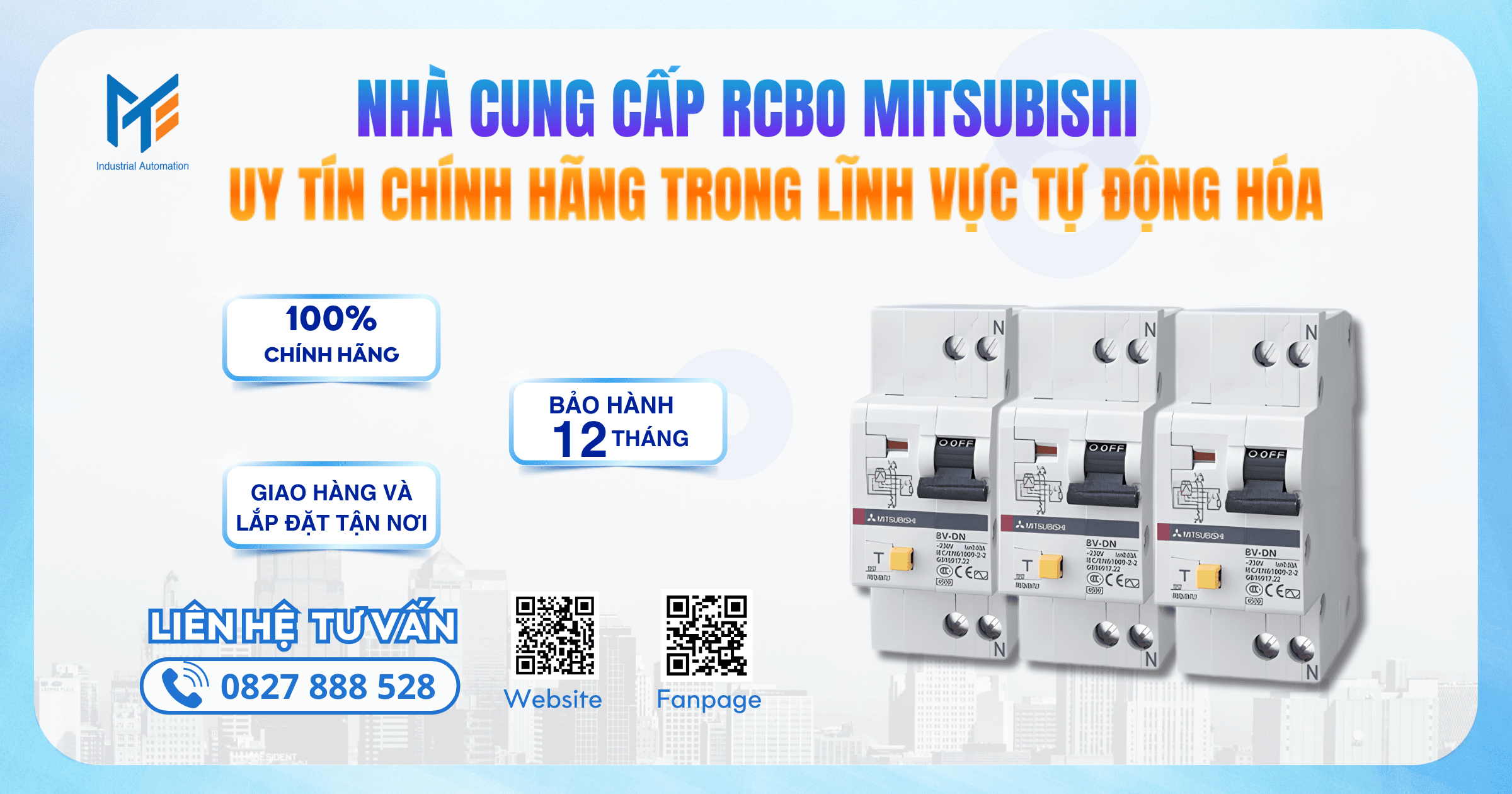 Mạnh Tùng nhà cung cấp RCBO Mitsubishi uy tín chính hãng