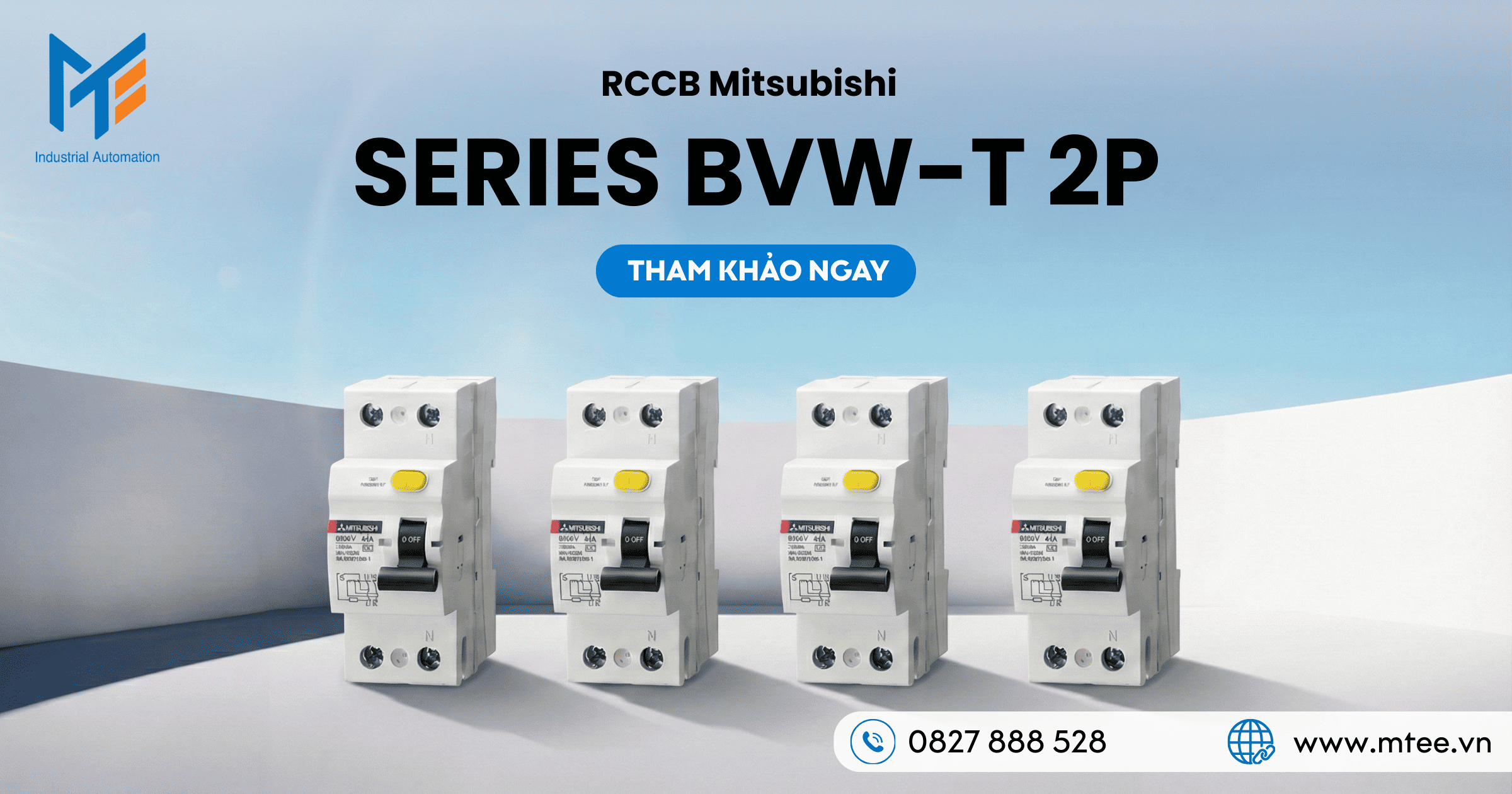 RCCB Mitsubishi Series BVW-T 2P