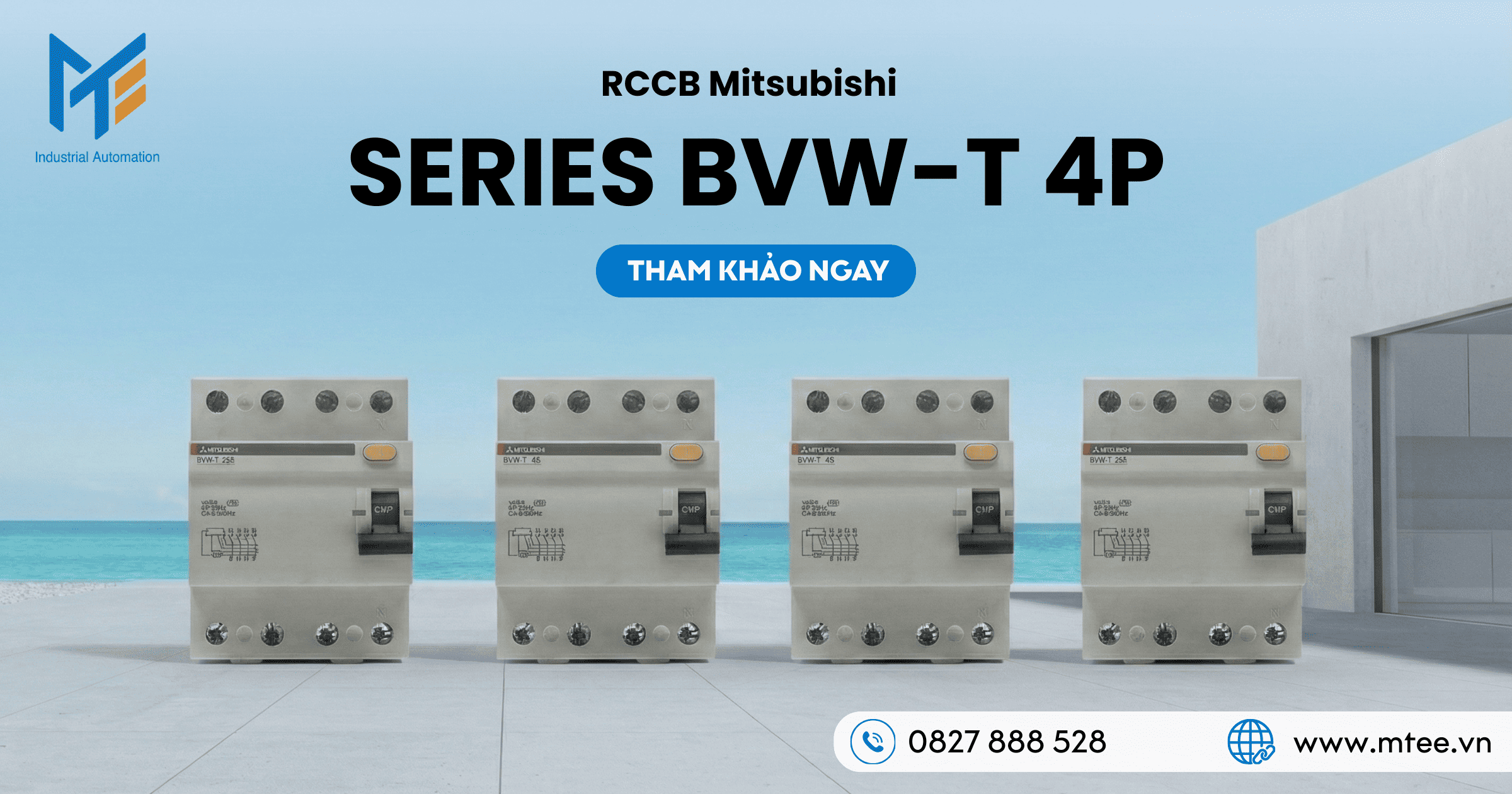 RCCB Mitsubishi Series BVW-T 4P