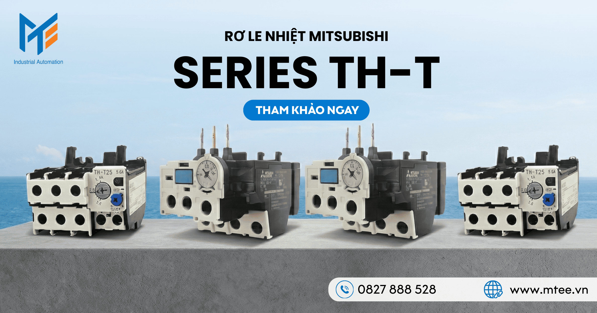 Rơ le nhiệt Mitsubishi dòng TH-T (Compact Series)