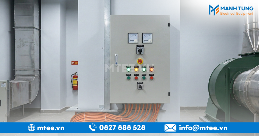 Thi công tủ điều khiển quạt tăng áp