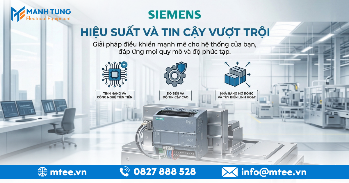 Ưu điểm nổi bật của PLC Siemens