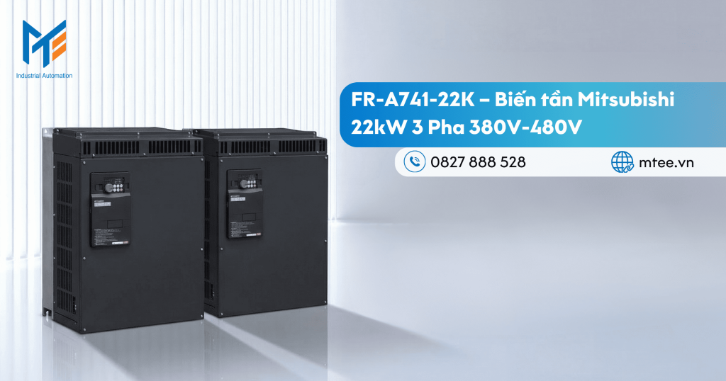 Biến tần Mitsubishi 37kW FR-A741-37K (3 Pha, 380-480V)