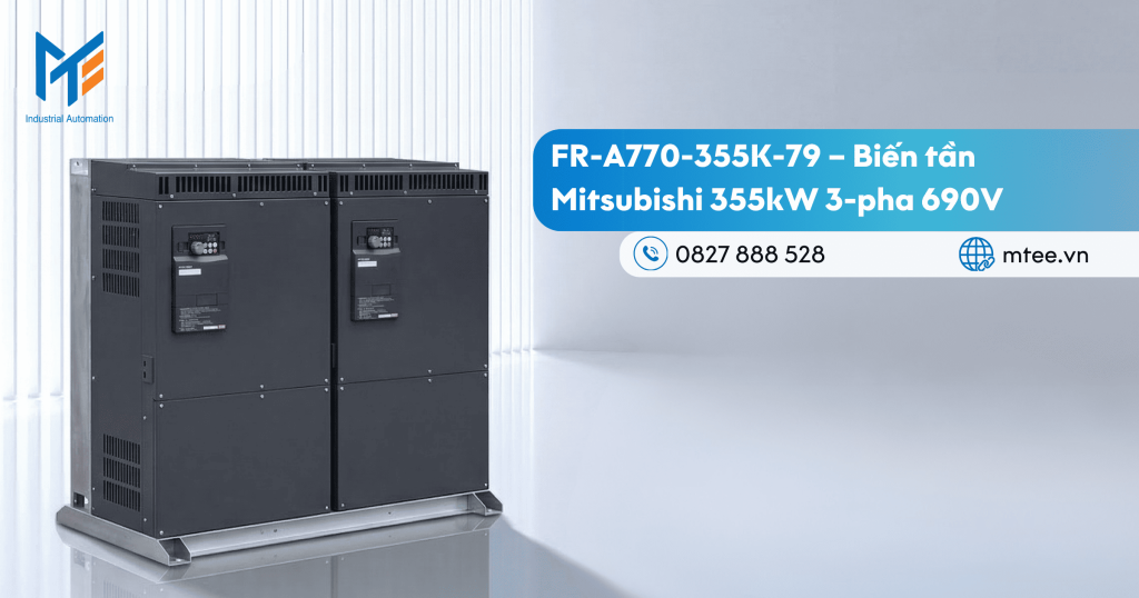 FR-A770-355K-79 – Biến tần Mitsubishi 355kW 3-pha 690V